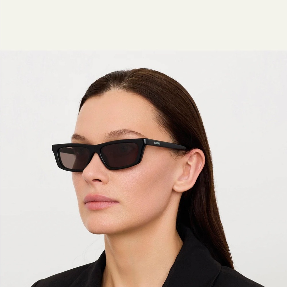 Jacquemus Black Rectangular Sunglasses - image 3